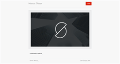 Desktop Screenshot of marcusolsson.org